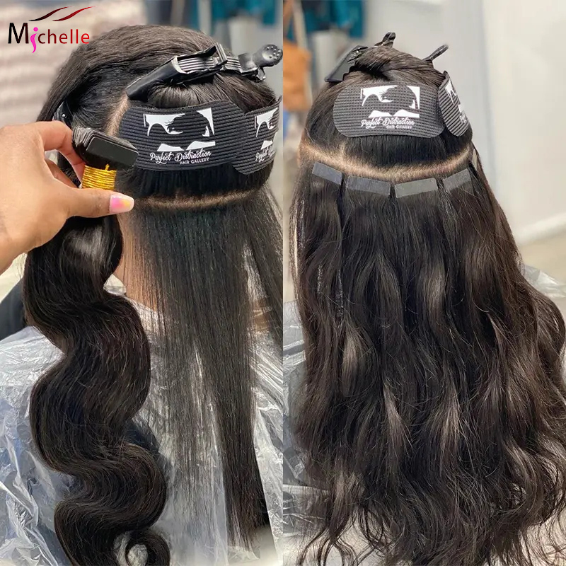 Invisible Tape In Extensions Real Hair - Extensões de Cabelo Humano com Fita