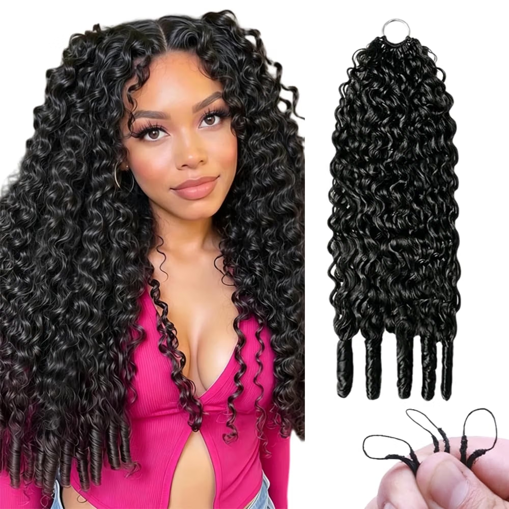 Hair Bundles - Cabelo Humano Cacheado Birmanês com Nós