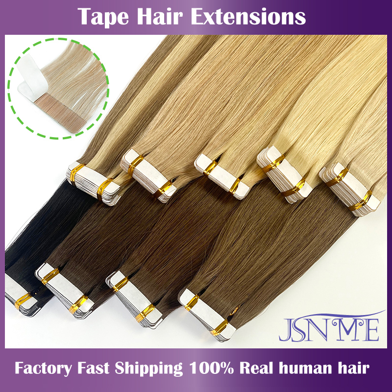 Invisible Tape In Extensions Real Hair - Jsnme fita em extensões de cabelo