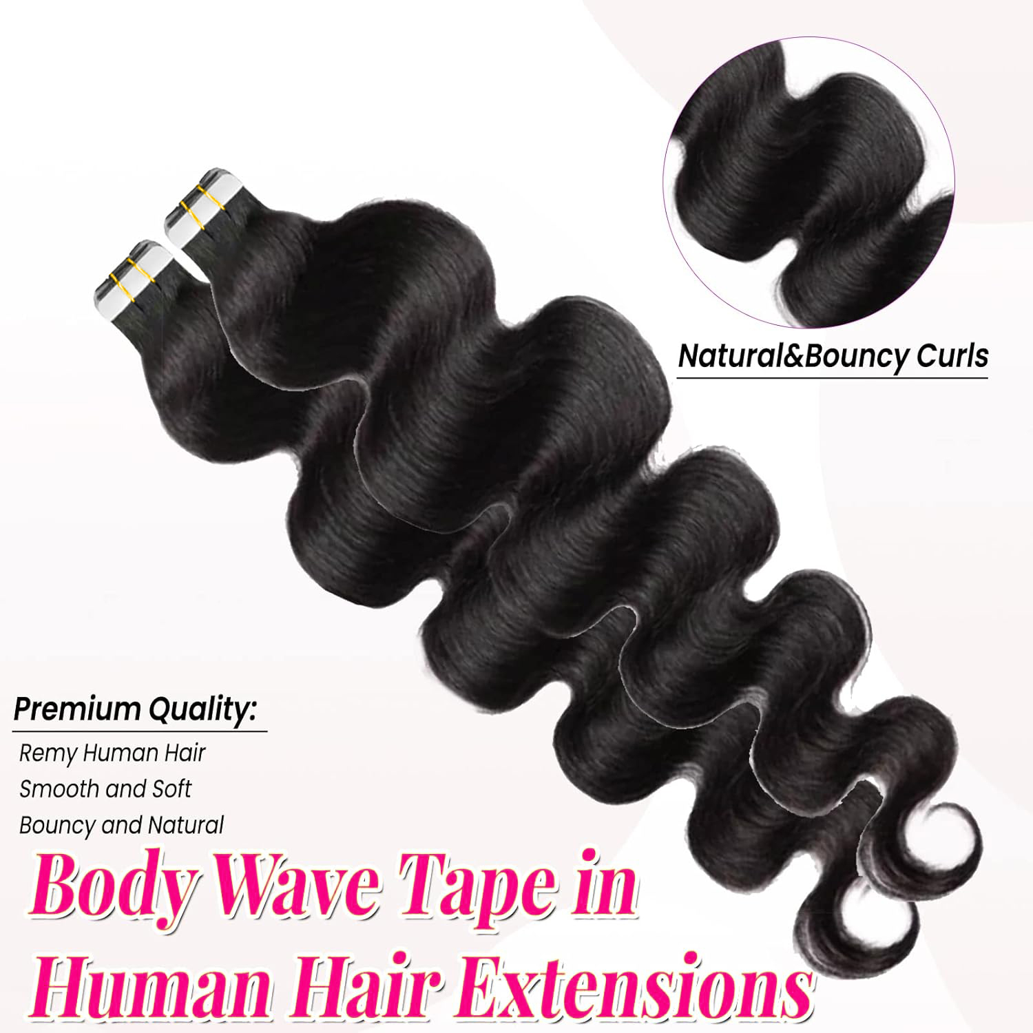 Extensões de Cabelo Humano com - Invisible Tape In Extensions Real Hair avaliação e preço