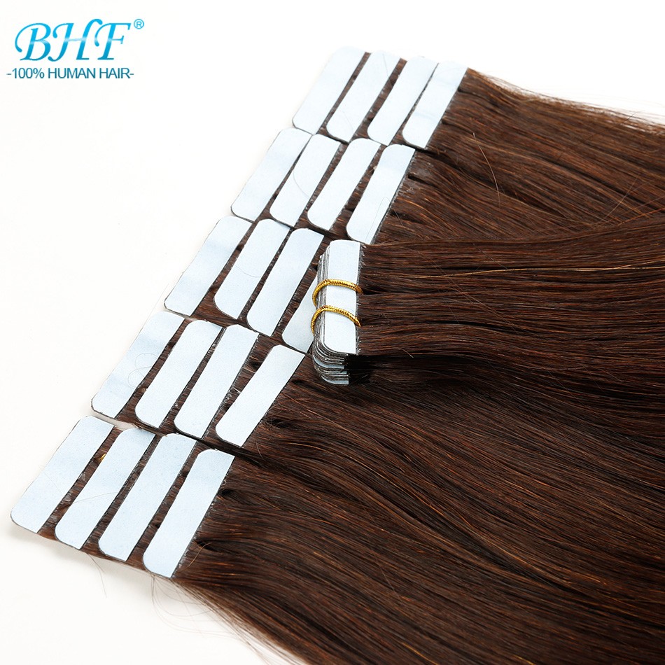 Fita bhf em extensões de cabel - Invisible Tape In Extensions Real Hair avaliação e preço