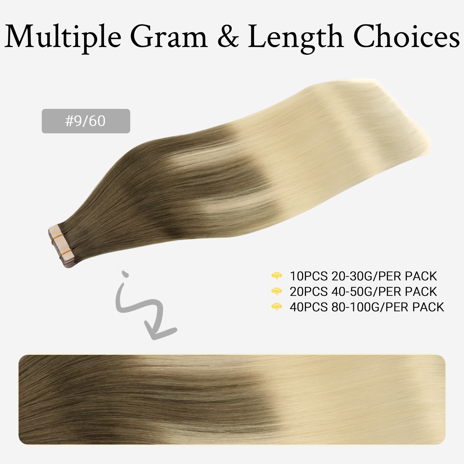 Sunmofavo – Extensões de cabel - Invisible Tape In Extensions Real Hair avaliação e preço